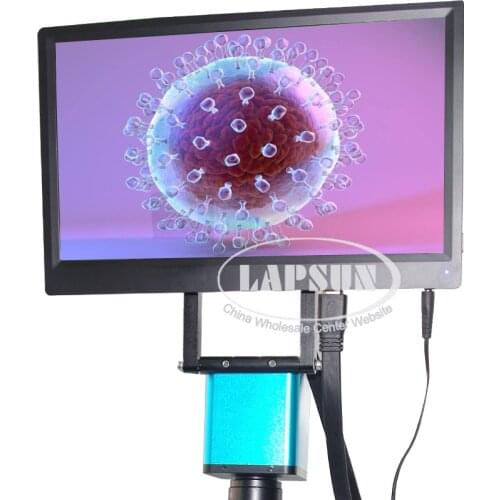 1080P 60FPS SONY SENSOR IMX290 HDMI Video Industry Microscope Camera + 11.6" FHD 1920 * 1080 IPS HDMI Color Monitor Screen LCD