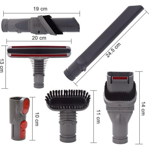 Accessories Kit Replacement for Dyson V8 V7 V6 V10 SV10 SV11 Vacuum Cleaner - Spare Parts Brushes Tools Attachments Set for Dyso