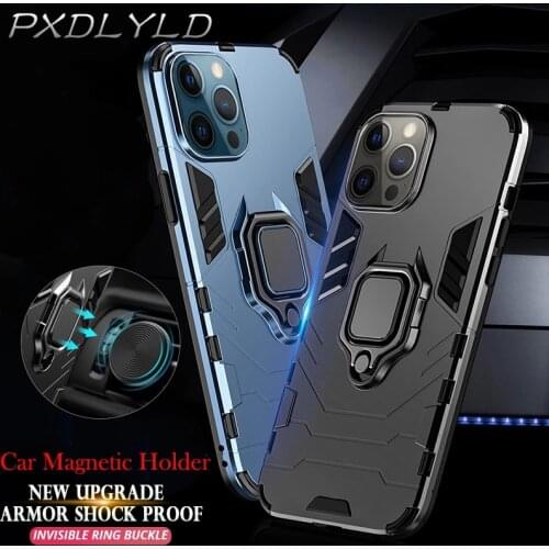 Magnetic Ring Armor Case For XIAOMI Mi 11 10 Ultra 10T 9T 9 8 A2 A3 Lite POCO M3 X3 NFC F3 F2 Pro Stand Holder Back Phone Cover