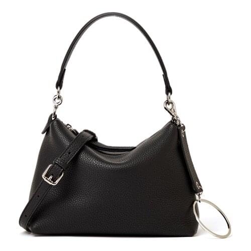 106 Genuine Leather Women Soft Casual Shoulder Bag Small Hand Totes