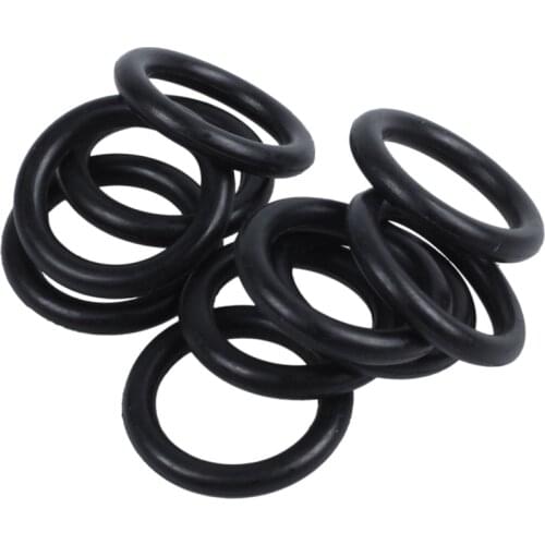 10 pcs Black Rubber Oil Seal O-rings Seals washers 16 x 11 x 2.5mm