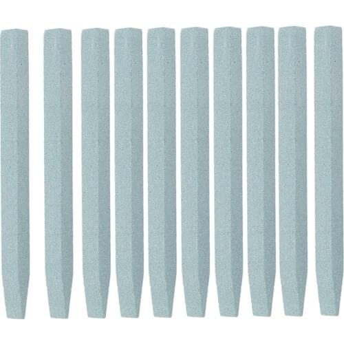 10pcs Stone Sanding Nail Files Edge Buffer Cuticle Remover Trimmer Manicure