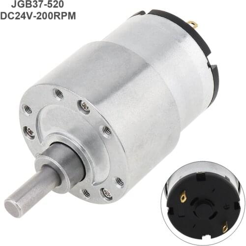 37GB-520 DC24V 200RPM Reducer Motor with Metal Gear and High Torque for Smart Toilet / Robot