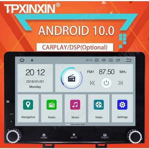 4+64G For KIA RIO 2017 2018 Android10.0 Stereo Car Tape Recorder Multimedia Video Player GPS Navigation HeadUnit