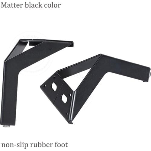 4pieces black color sofa leg furniture foot accessories silver color metal heavy support solid cabinet feet 10cm/15cm