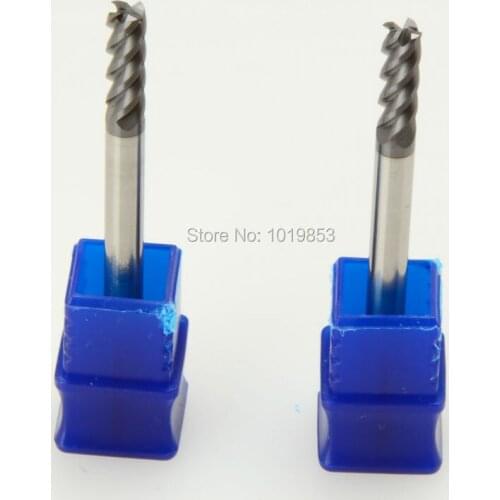 5pcs CGS-250 4X4X50L HRC50 SOLID tungsten carbide end mill carburo de fresa for stainless steel SUS304 or 316