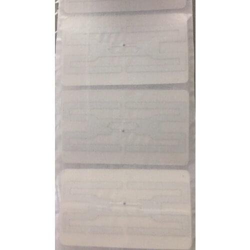 50pcs/lot UHF Passive RFID Label Sticker Paper Blank 59*34mm H3 Self Adhesive Tag For Tracking Managment