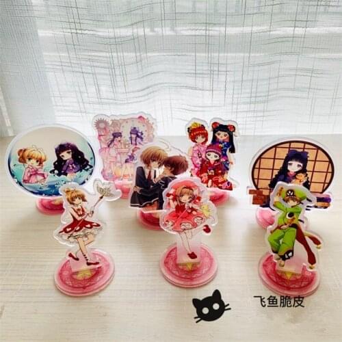 2019 Card Captor Sakura Kinomoto Tomoyo Acrylic Decal Desk Display Stand 2-Side Gift N
