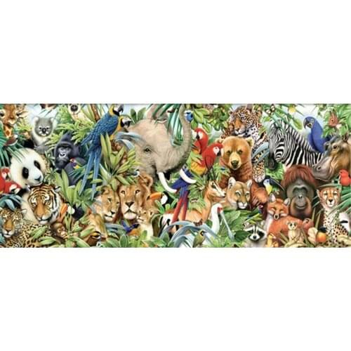 New 5D DIY Diamond Painting Zoo Animals Embroidery Full Square Diamond Cross Stitch Rhinestone Painting Home Decor Gift