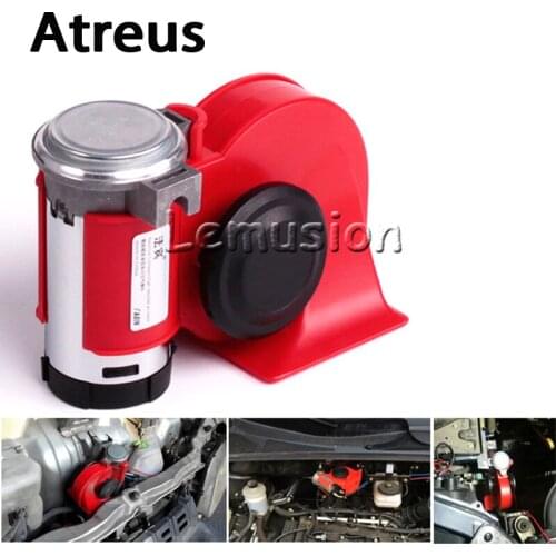 Atreus Car Styling 12V 130db Two-Tone Snail Air Horn For BMW e46 e39 e60 e36 Mini cooper Audi a4 b6 a3 a6 c5 b8 b7 Accessories