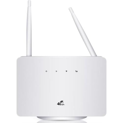 4G Wireless Router LTE CPE Router 2.4G 300Mbps Wireless Router with 2 High-gain External Antennas SIM Card Slot European Version