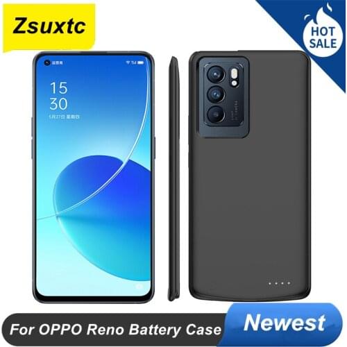 10000Mah Battery Charger Case For OPPO Reno6 Reno5 Pro Reno4 SE Reno3 Reno2 Reno RenoZ Reno Ace Reno 6 5 4 3 2 Power Case Cover