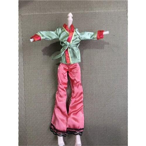 Quality Hotsale Monstering High Doll Dressing Soft Casual Wear Handmade Clothes Outfit Doll Clothing Set For 1/6 Doll Toys