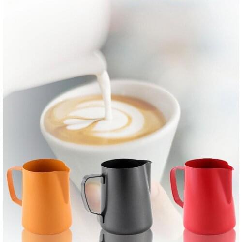 Stainless Steel Milk Frothing Pitcher Cappuccino Pot Espresso Cups Latte Art Milk Frother Frothing Jug Barista Craft Coffeeware