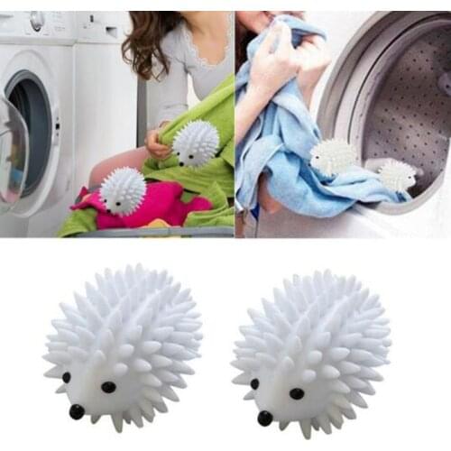 Reusable Hedgehog Floating Fur Lint Hair Catcher Laundry Wash Ball for Washing Machine Asesorio Para Laundry Magic Drying Ball