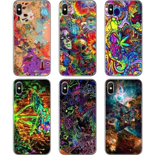Soft Bag Case Pastel-Abstract-Psychedelic-Trippy-Art For Xiaomi Redmi 2 S2 3 3S 4 4A 5 5A 5 6 6A 7A 9 9T 9C 9A Pro Pocophone F1