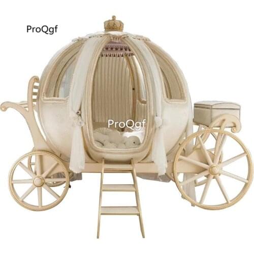 Prodgf 1Pcs A Set Romantic Hand Made Castle Princess Bedroom Bed(no mattress)