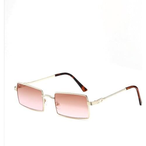 2021 new metal square small frame sunglasses women luxury design, exquisite texture, hot-selling mens and womens glasses UV400
