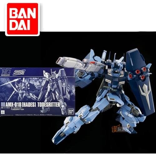 Original Japaness Gundam Model PB HG 1/144 AMX-018 HADES TODESRITTER Mobile Suit Assemble Model Action Figures