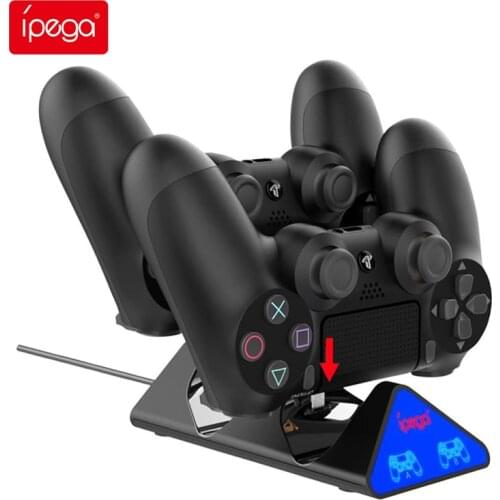 Dual USB Charging Dock Station Stand for PS4 PlayStation 4 Game Controller Handle Charger Cradle Bracket for PS 4 Controller
