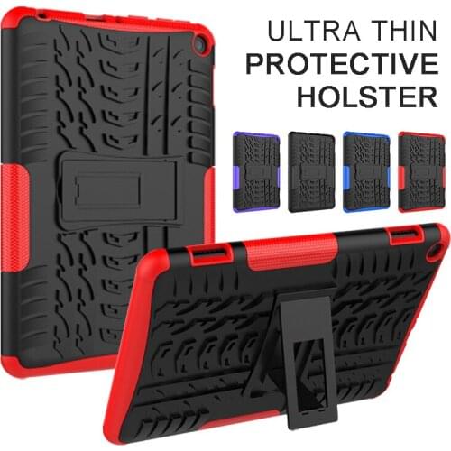 POHIKS 1pc Shockproof Silicone Tablet Protective Case High Quality Soft Tablets Case With Foldable Stand Holder For Kindle HD8