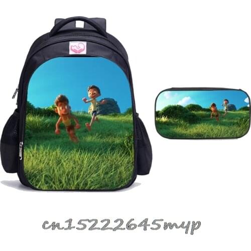 Backpacks New movie Luca Book Rucksack Boys Girls School bag teens laptop Mochilas Men Women Daily Knapsack