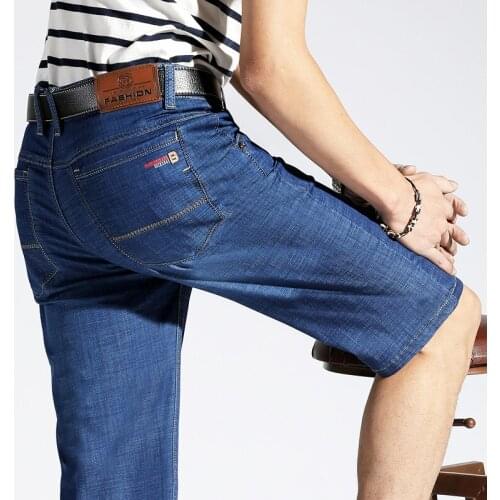 Shorts Men Korte Broek Mannen MenS Denim Homme Pantalones Cortos Hombre Vetements Sik Silk Cotton Mens Summer Running Knee