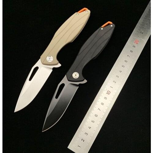 G10 Handle D2 Knife Folding Knife Outdoor Camping Survival Knife Multifunctional Survival Folding Knife Tactical Knife