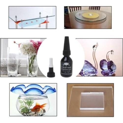Ultraviolet Glue UV Light Adhesive Strong Bonding For Ceramic Glass Crystal K5DB