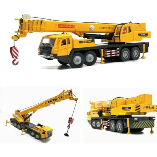 High simulation 1:50 alloy engineering crane model childrens toys collection gifts free shipping