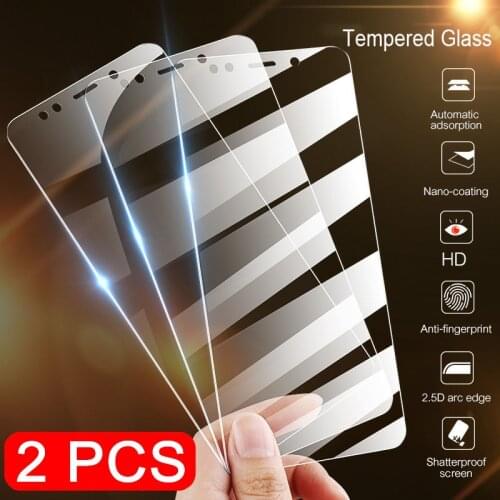2Pcs Full Cover Tempered Glass For Xiaomi Redmi Note 7 6 5 8 Pro 5A 6 Screen Protector For Redmi 5 Plus 6A Protective Glass Film
