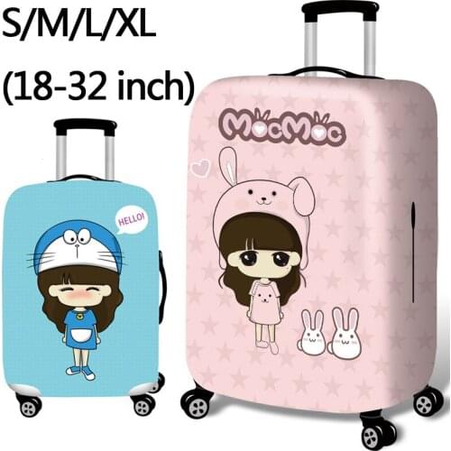 Luggage protective cover trolley case cover travel dust-proof elastic dust cover bag 18-32 inch thick wear-resistant durable