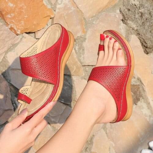 2020 Fashion Home Slipper Women Summer Shoes Flip Flop Wedge Female Big Size 43 Slipper Casual Female Shoes Woman Slippers