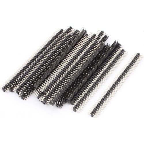 100Pcs 2.0mm 2x40 Pin 80 Pin Pitch Male Double Row Pin Header Strip Straight Needle Connector