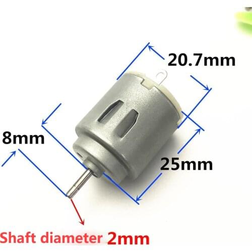 140 Toy 3V Small Motor Egg Beater Micro Motor DC Brush Massage Vibration Motor