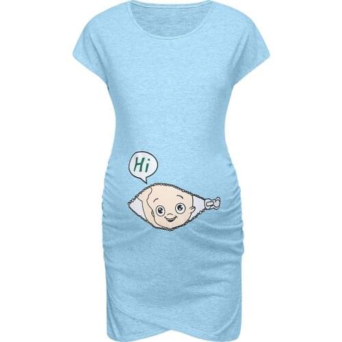 25# Women Sleeveless Pregnancy Maternity Dress Cartoon Letter Print Dress Nusring Pregnant Dress Одежда Для Беременных