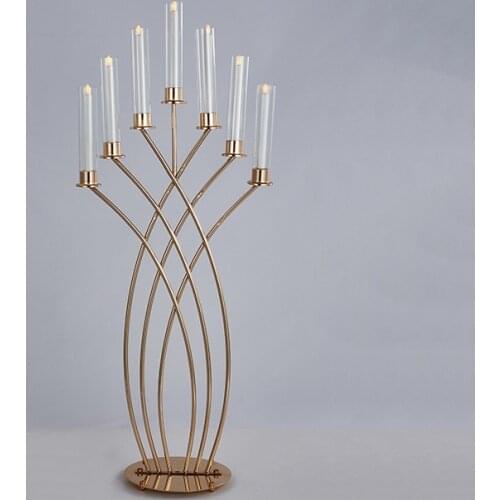 4 candle holders electroplated metal mermaid candle holder guide hotel wedding props table decoration party supplies