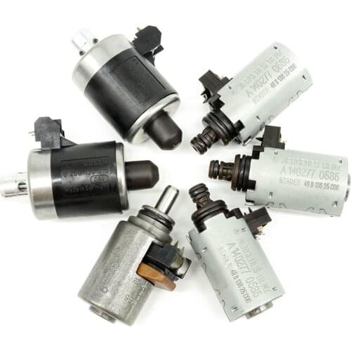 6 PCS 722.6 Solenoids Fit for Mercedes for Benz 5-SPEED Auto transmission Part Alloy Plastic Assembly Products Motors RE5F22