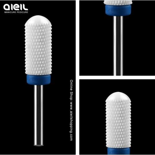 Ceramic Nail Drill Bit Electric Nail Drill Machine Accessory Ceramic Milling Cutter for Nail Remove Acrylics Gel