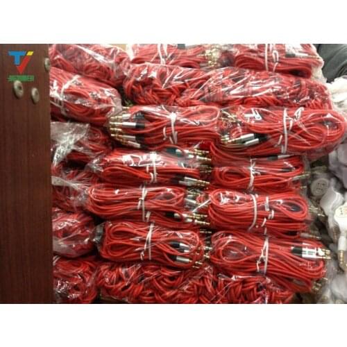 Audio Cable 3.5mm Aux Headphone Cable Male To Male Audio Cable Line for Car IPhone MP3/MP4 Headphone Speaker 500PCS/LOT