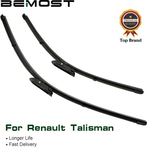 BEMOST Car Clean The Windshield Wiper Blades Natural Rubber For Renault Talisman 24"+18",2015 2016 2017 2018 Fit Bayonet Arm