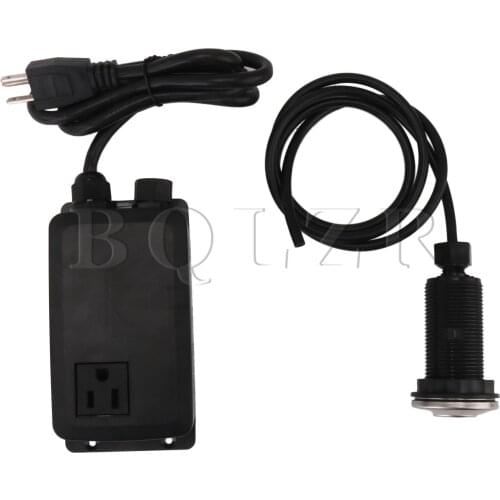 BQLZR Garbage Disposal Air Switch Kit 110V Single Outlet with 39" Power Cord