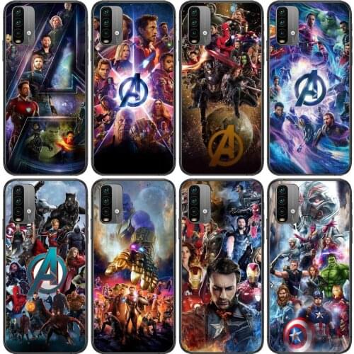 Marvel Comics Phone Case For XiaoMi Redmi 11 lite 9C 8A 7A Pro 10T 5G Anime Cover Mi 10 Ultra Poco M3 X3 NFC 8 SE cover