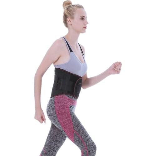 Fonoun Waist Support Breathable Reduce Pressure High Elasticity Steel Adjustable with 3 Mats Thin Light FH03