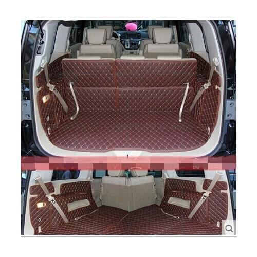 Good quality! Special trunk mats for Nissan Quest 7seats 2015-2011 durable waterproof boot carpets for Quest 2013,Free shipping