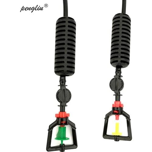 Irrigation Kit Greenhouse Hang Sprinkler Irrigation Barb Connector Having Weight Anti-drip Device 360 Degree Rotation IT031