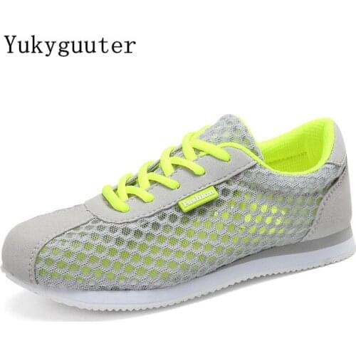 Women Sneakers Running Shoes Outdoor Sports Breathable Mesh Fashion Boots Female Walking Jogging Lace Up Flat Light Weight