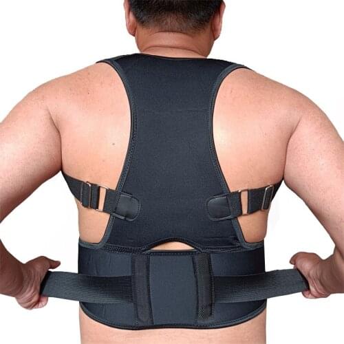 Magnetic Back Posture Corrector Mens Womens Shoulder Support Brace Back Support Orthopedic Corset Back Corrector