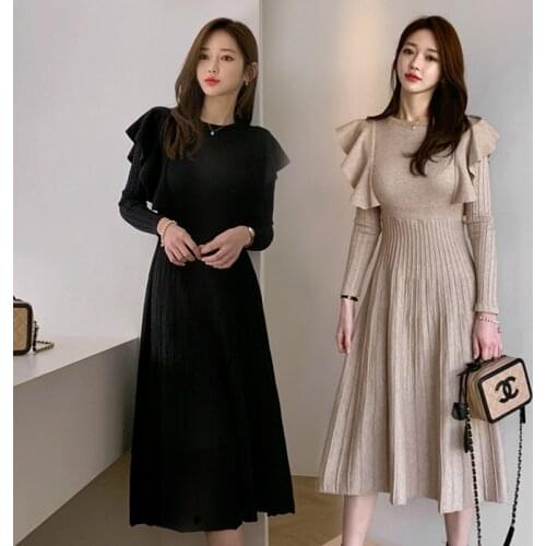 NEW Spring Girls Dress Women Cotton Long Sleeve Dresses Female Dress Vintage dress party Boho Robe Femme Vestido Autumn winter