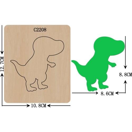 New Dinosaur Wooden die Scrapbooking C2208 Cutting Dies